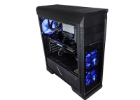 XIGMATEK FRONTLINER EN8811 600W 3x12CM MAVİ LED FAN USB 3.0 MidT ATX SİYAH KASA - 1
